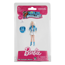 World's Smallest Posable Barbie (Roller & Cowgirl)