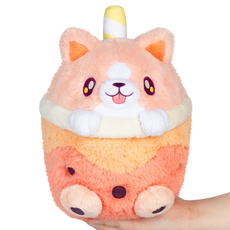 Mini Squishable Corgi Bubble Tea Pre-Order