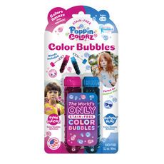 PoppinColorz 2-Pack Colour Bubble Tubes