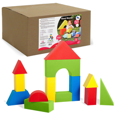 Colour Edu-Blocks, Giant, 16 pcs - Special order