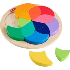 Wooden Color Wheel Puzzle