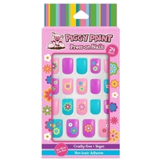 Flower Power Piggy Press-on Nails