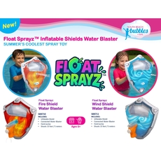 Float Sprayz Inflatable Shields Water Blaster- BLUE