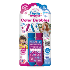 PoppinColorz 2-Pack Colour Bubble Tubes